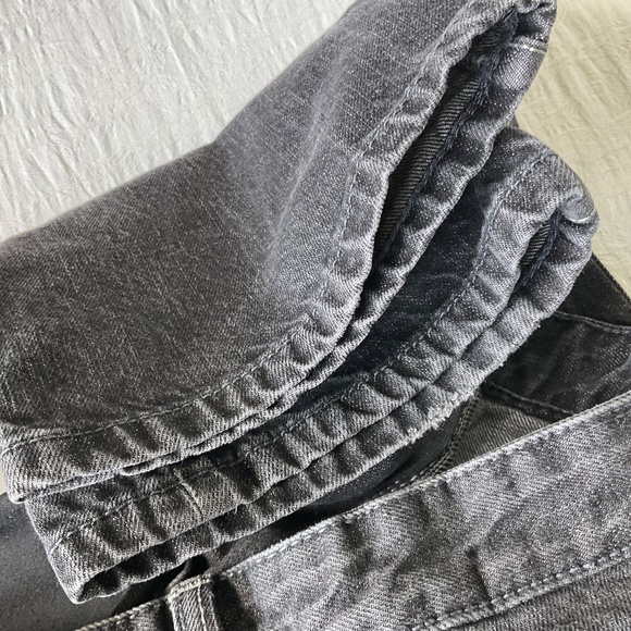 Point Zero Men’s Jeans Washed Black Cotton Straight Leg Zipper Fly 34 x 34 - Picture 12 of 14